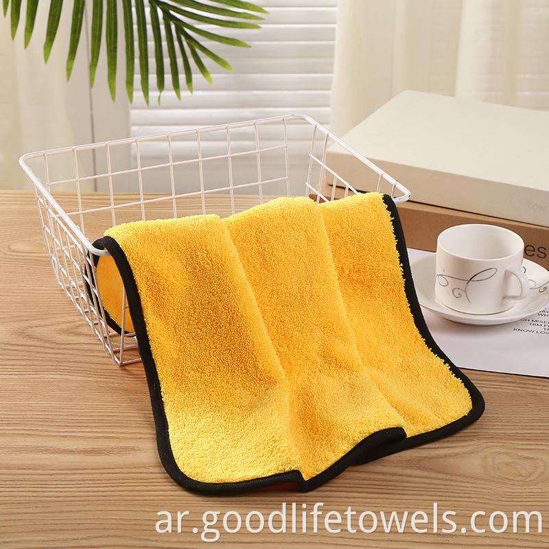 Absorbent Twisted Loop Car Drying Cleaning Towel